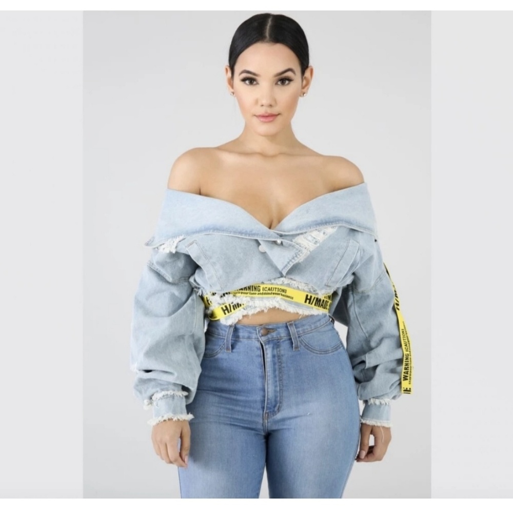 Not White Denim Jacket